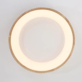 Brilagi - Plafonieră LED FALCON WOOD MODERN, 40W, 230V, Ø 60 cm, cu finisaj lemn