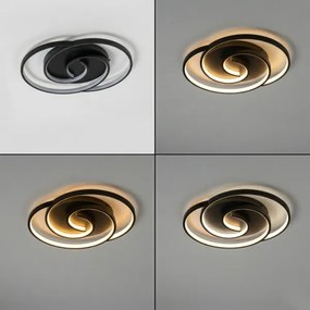 Brilagi - Plafonieră LED reglabilă VELO, 70 W, 230 V, 38 x 47,8 cm + telecomandă