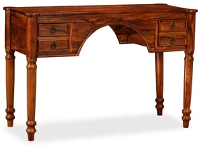 245161 vidaXL Masă de scris, 115x50x76 cm, lemn masiv de sheesham