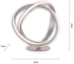 Lampă LED de masă dimabilă MELINDA LED/18W/230V crom Paul Neuhaus 4531-55