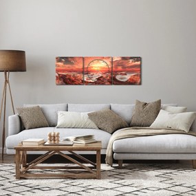 Tablou - Marte (cu ceas) (90x30 cm)