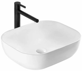 Lavoar pe blat Rune Svalin dreptunghiular 50 cm alb