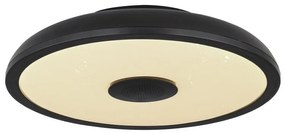 Plafoniera LED RGB cu telecomanda si difuzor RAFFY negru