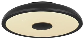 Plafoniera LED RGB cu telecomanda si difuzor RAFFY negru