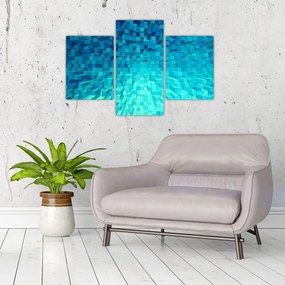 Tabloul - cuburi abstracte (90x60 cm)
