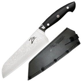 Seria Executive-Plus, cuțit santoku de 7 ", oțel damasc 61 HRC