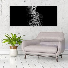 Tablou - Portret de leopard (120x50 cm)