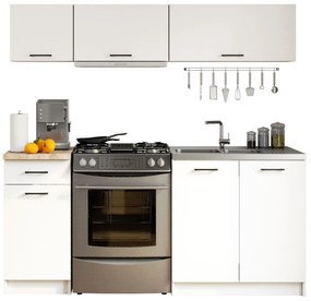 Set de bucătărie 180 cm Ozara IV (Alb). 1070946