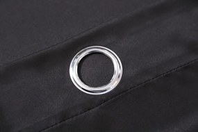 Draperie OXFORD LIGHT 140x250 cm, negru Agatat: Rejansa