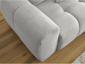 Colțar gri deschis extensibil/cu spațiu de depozitare cu tapițerie din chenille (cu colț pe partea dreaptă/cu șezlong) Roxelane – Bobochic Paris