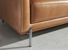 Canapea 2 locuri eleganta, design LUX Buffalo brown