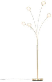 Lampa de podea de design din alamă cu LED 5 lumini - Sixties Trento