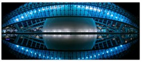 Tablou cu stadion de fotbal (120x50 cm)