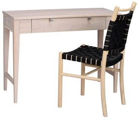 Masă consolă din lemn de stejar, Rowico Fulla, mat