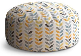 Taburet Circle frunze colorate, colorat