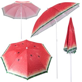 Umbrelă de soare pliabila  imprimeu pepene verde  180cm
