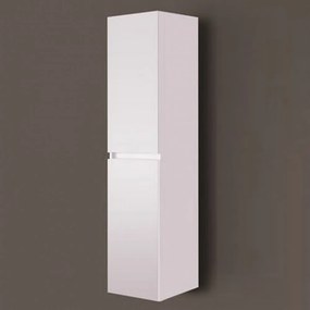 Dulap înalt Elois White, montat pe perete