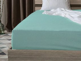 Cearsaf jersey 90 x 200 cm mentol