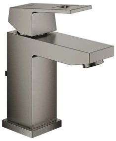 Baterie lavoar Grohe Eurocube S antracit periat Hard Graphite cu ventil Pop-Up