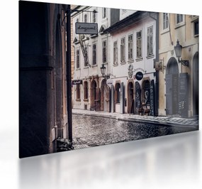Tablou pe sticlă - Strada din Praga (70x50 cm)