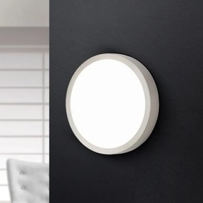 Aplica LED de perete sau tavan, Bully 14cm satin chrome