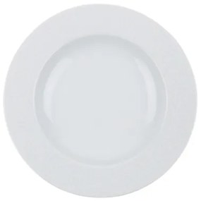 Set de masă, 24 piese, alb/porțelan