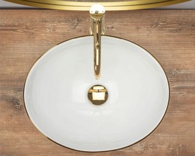 Lavoar Sofia Gold Edge ceramica sanitara - 41cm