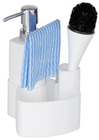 Set pentru produsele de spălat vase Wenko Empire, alb