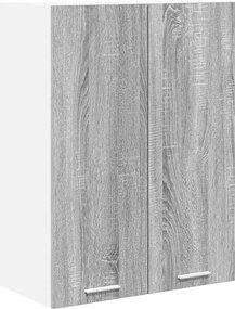 vidaXL Dulap suspendat cu ușă Gri Sonoma 60 x 31 x 80 cm Lemn compozit