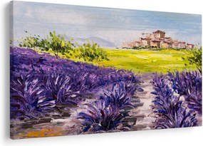 Tablou - Provence, Franța, pictură în ulei (90x60 cm)