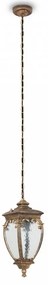 Pendul de exterior protectie IP44, Fleur negru cu auriu