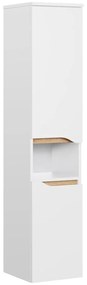 Dulap de baie alb înalt/suspendat 30x141 cm Set 857 – Pelipal
