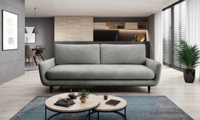 Canapea extensibila Solano, stofa catifelata galben - Riviera 41, Gama