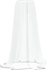 vidaXL Plasa de tantari pentru umbrela 220 ochiuri alb Φ300x230 cm