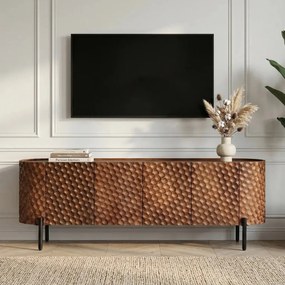 Comoda TV cu model 3D tip fagure ADLON 160cm