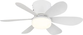 Lustra LED cu Ventilator si telecomanda DELORES alb