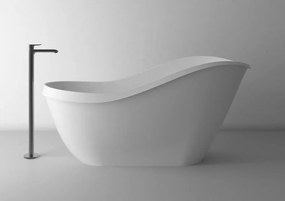 Cada freestanding din compozit Marmite Oyster 169,3x71,5 cm