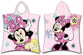 Disney Minnie Poncho prosop de plajă Bow 50x115cm