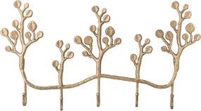 Cuier de perete auriu din metal 57 cm Padova – Bloomingville