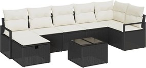 vidaXL Set de canapea cu pernă 4 pcs poliratan