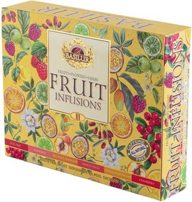 Basilur Ceaiuri FRUIT INFUSIONS Assorted III colecție cadou 60 pliculețe
