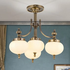 Lustra aplicata eleganta stil clasic Nostalgie 4L patina/ champagne