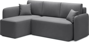 OFERTA Set canapea de colț gri închis HADSON colț dreapta calitate II