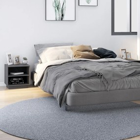 vidaXL Noptiere, 2 buc., gri, 40x34x40 cm, lemn masiv de pin
