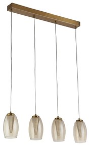 Lustra cu 4 pendule suspendata moderna Cyclone