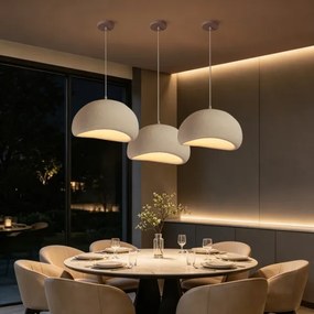 BRILAGI - Lustră suspendată pe cablu WABI SABI 1xE27/60W/230V Ø 40 cm albă