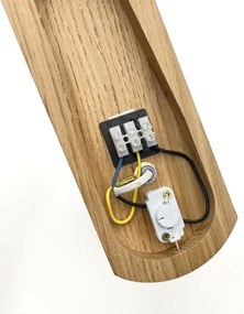 Aplică Brilagi COTTAGE 1xG9/40W/230V stejar/alb