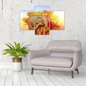 Tablou - Animale africane (90x60 cm)