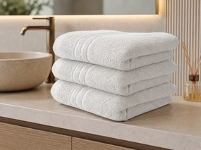 Prosop Classic 70 x 140 cm alb, 100% bumbac