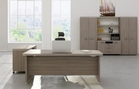 Set mobilier de birou TopOffice 2, lemn de plutire